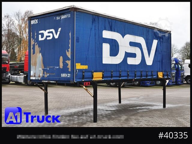 Wechselbrücke mit Pritsche & Plane KRONE 7.45 BDF Wechselbrücke, Schiebeplane