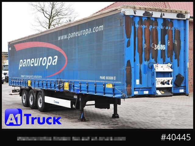 Open semitrailer with tarp KRONE SD Tautliner, Code XL, BPW