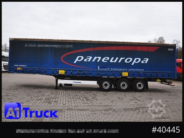 Open semitrailer with tarp KRONE SD Tautliner, Code XL, BPW