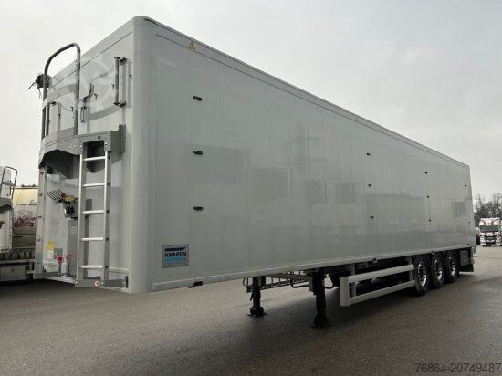 Walking floor semitrailer KNAPEN K200/KT01, 10 MM BODEN, ALU-CHASSI,  ALU-FELGEN, 1-A LIFTACHSEN, ROLLPLANE, BODENSCHUTZPLANE
