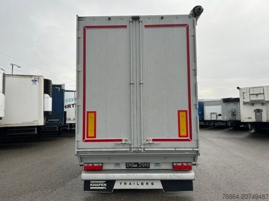 Walking floor semitrailer KNAPEN K200/KT01, 10 MM BODEN, ALU-CHASSI,  ALU-FELGEN, 1-A LIFTACHSEN, ROLLPLANE, BODENSCHUTZPLANE