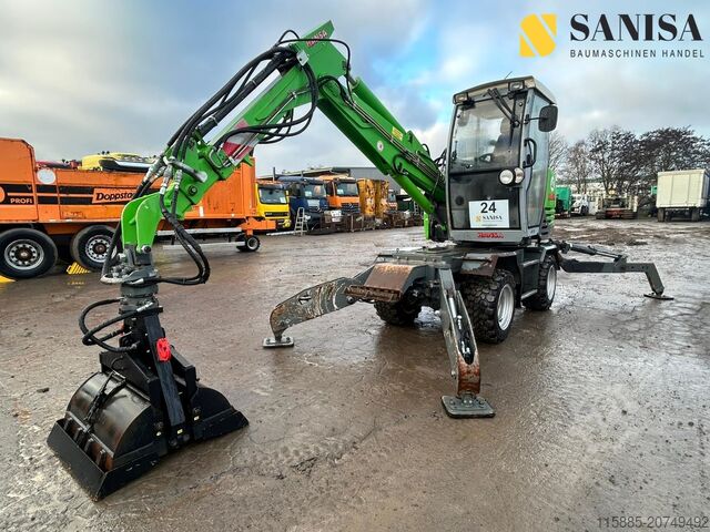 Mobilbagger Hansa Maschinenbau APZ531/SW/Friedhofsbagger/Allrad/TeleArm