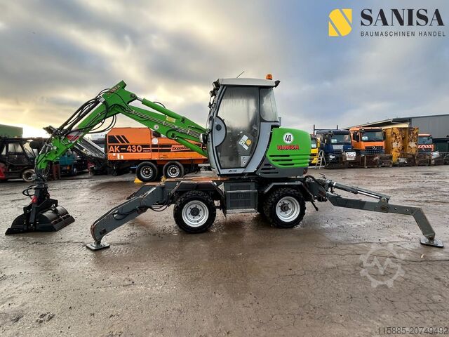 Mobilbagger Hansa Maschinenbau APZ531/SW/Friedhofsbagger/Allrad/TeleArm