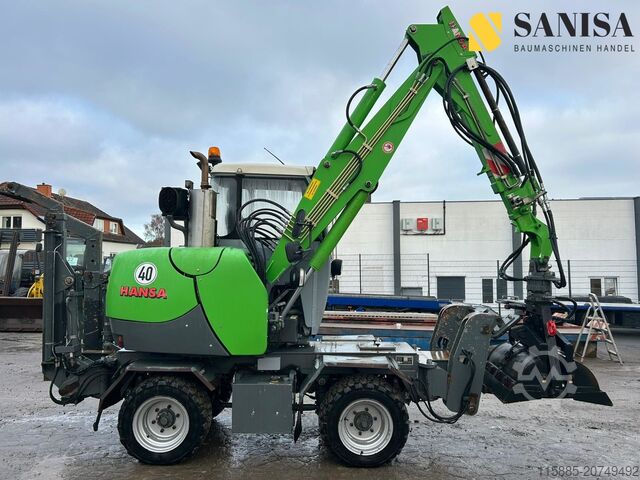 Mobilbagger Hansa Maschinenbau APZ531/SW/Friedhofsbagger/Allrad/TeleArm