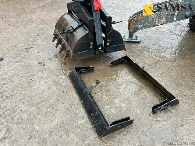 Mobilbagger Hansa Maschinenbau APZ531/SW/Friedhofsbagger/Allrad/TeleArm