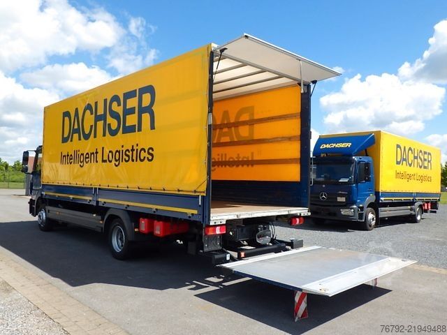 LKW mit Pritsche & Plane MERCEDES-BENZ 1223 L Atego 4/Pritsche 7,2m/LBW/AHK/Klima/98tkm