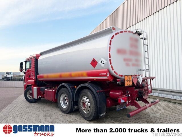 LKW mit Tankaufbau MAN TGS 26.400 6x2-4 LL, Lenk-/Lift, Navi, ADR,