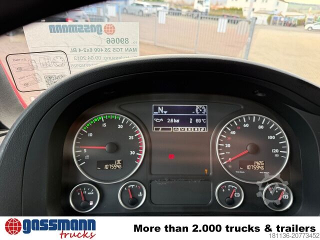 LKW mit Tankaufbau MAN TGS 26.400 6x2-4 LL, Lenk-/Lift, Navi, ADR,
