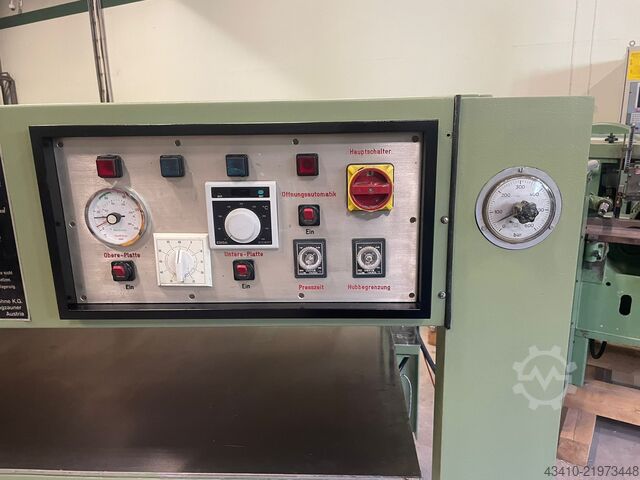 Veneer press Joh Langzauner u. Söhne LZT 60-S