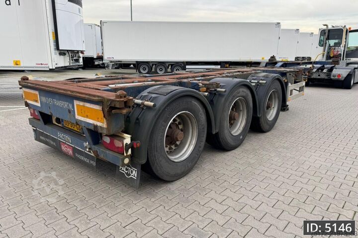 Container transportation Pacton T3-010 / Multichassis / BPW Drum