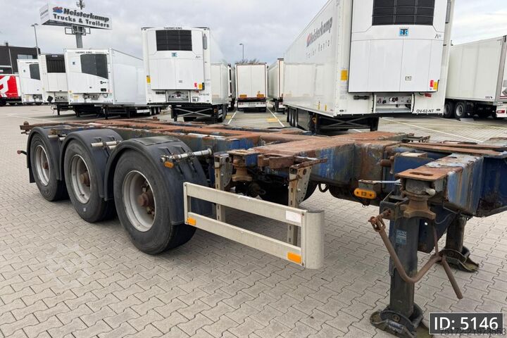 Container transportation Pacton T3-010 / Multichassis / BPW Drum