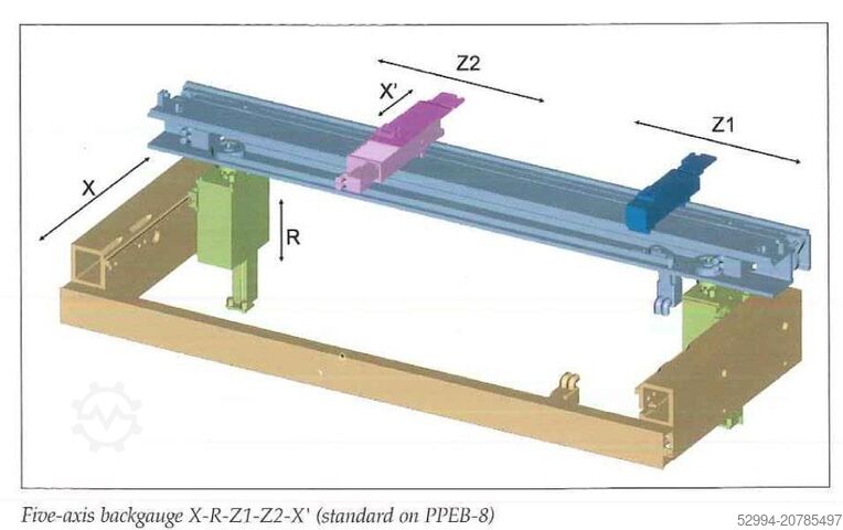 Hydraulische Abkantpressen LVD PPEB Turbo 80 ton x 2500 mm CNC