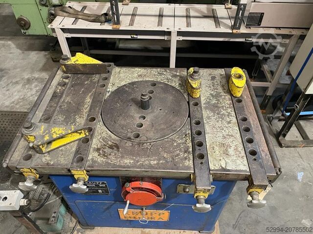 Abwickelhaspel und Querteilanlage Krupp rebar bending machine