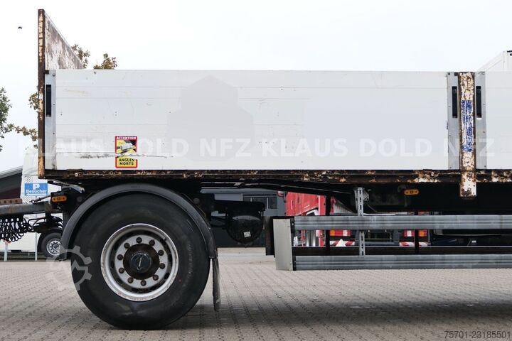 Anhänger mit offener Pritsche Samro Pritsche Bordwände Baustoffwagen