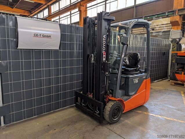 Elektro 3 Rad-Stapler Toyota 8FBE15T // Triplex // Elektro // Aufgearbeitet