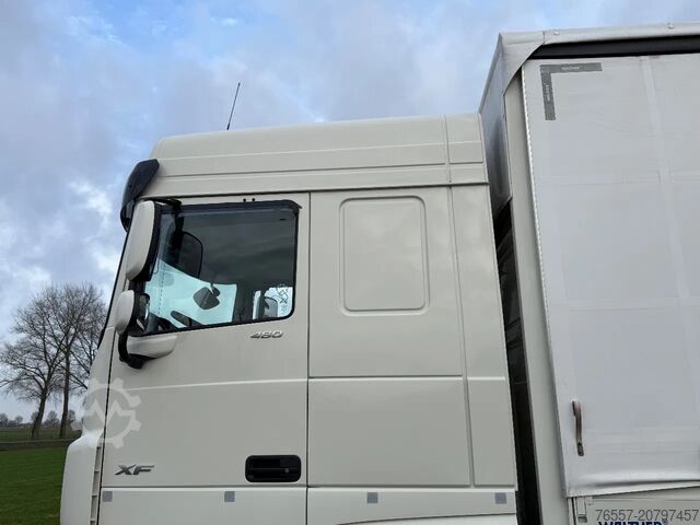 Schiebeplane DAF XF 480 XF O6. 2021. 189357km. Schuifzeil...