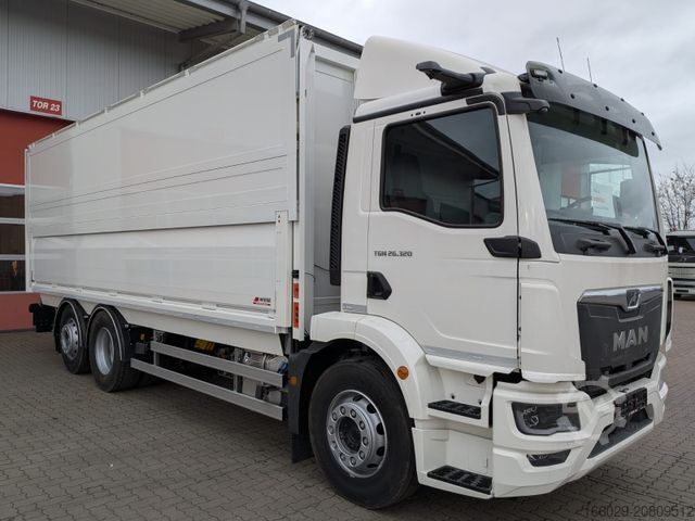 LKW mit Getränkeaufbau MAN TGM 26.320 6x2/4 Getränkefahrzeug Wingliner LBW
