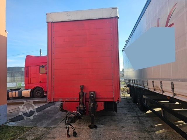 LKW mit Pritsche & Plane SCANIA G410 Volumen, Edscha, Hubdach+Tandemhänger