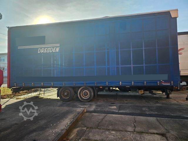 LKW mit Pritsche & Plane SCANIA G410 Volumen, Edscha, Hubdach+Tandemhänger