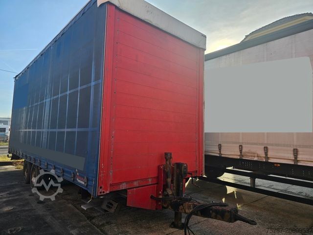 LKW mit Pritsche & Plane SCANIA G410 Volumen, Edscha, Hubdach+Tandemhänger