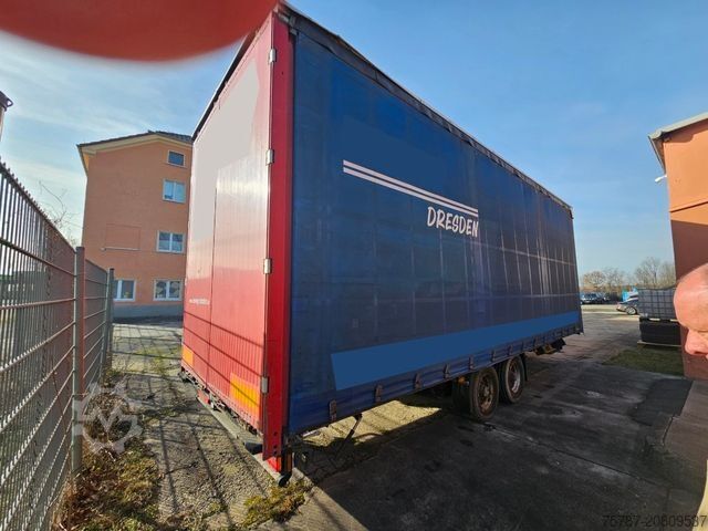 LKW mit Pritsche & Plane SCANIA G410 Volumen, Edscha, Hubdach+Tandemhänger