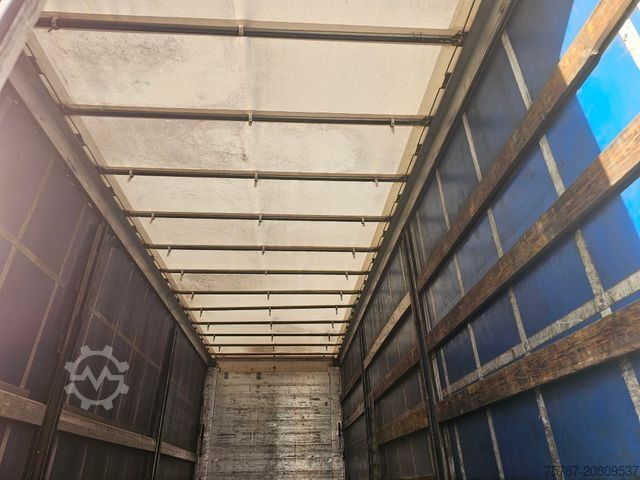 LKW mit Pritsche & Plane SCANIA G410 Volumen, Edscha, Hubdach+Tandemhänger