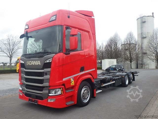 Wechselfahrgestell LKW SCANIA R 410 B6x2 Jumbo-BDF/Ret/Lenkachse/AHK/Standklim