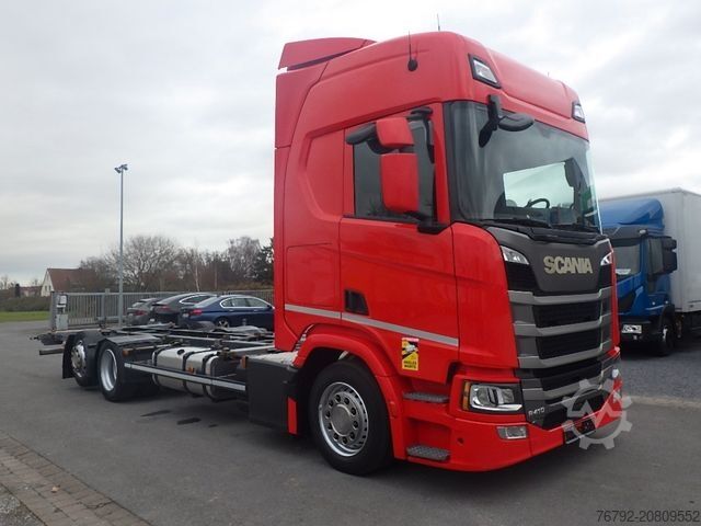 Wechselfahrgestell LKW SCANIA R 410 B6x2 Jumbo-BDF/Ret/Lenkachse/AHK/Standklim