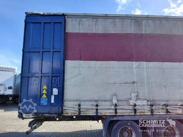 Open semitrailer with tarp Krone Curtainsider Mega