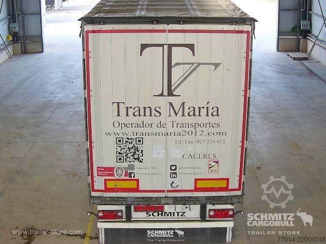 Open semitrailer with tarp Schmitz Cargobull Curtainsider Coil