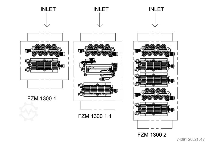 Bürstmaschine KAMA KR FZM 1300 1.1