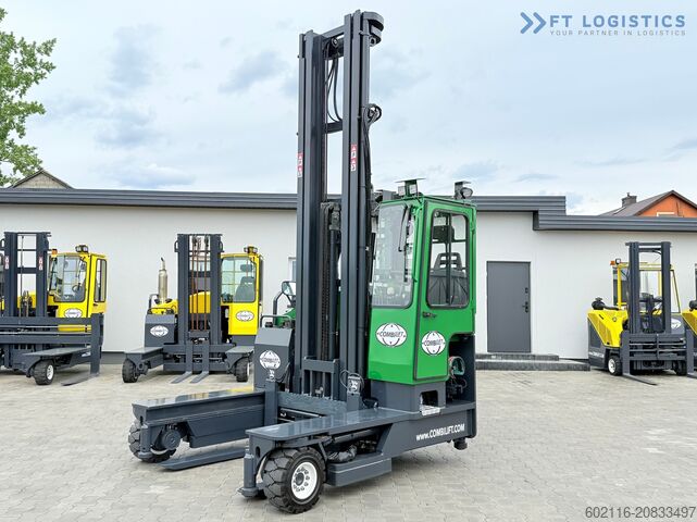 4-Wege-Gabelstapler Combilift C4000 / GAS / 9300MM / FREE-LIFT / CABIN