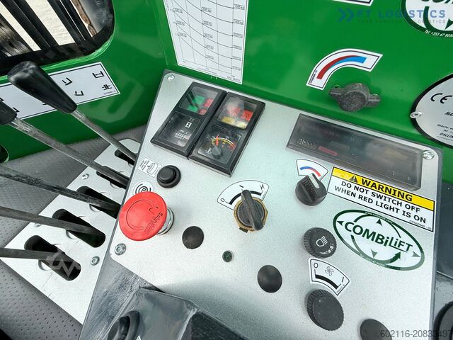 4-Wege-Gabelstapler Combilift C4000 / GAS / 9300MM / FREE-LIFT / CABIN