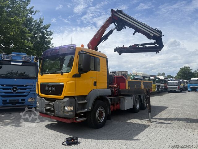 Truck-mounted work platform MAN TGS 26.400 6X4H-2 Kran Fassi F235XP bis 25 Meter