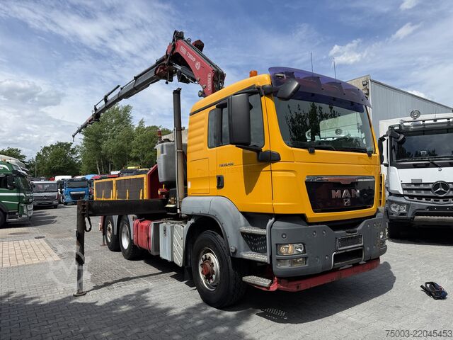 Truck-mounted work platform MAN TGS 26.400 6X4H-2 Kran Fassi F235XP bis 25 Meter