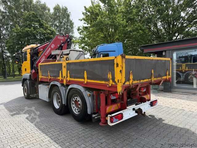 Truck-mounted work platform MAN TGS 26.400 6X4H-2 Kran Fassi F235XP bis 25 Meter