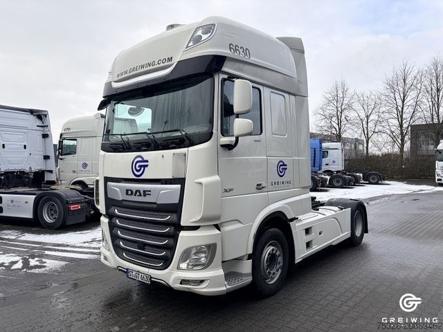 Standard tractor unit DAF XF 480 FT SSC, Abbiegeassistent, Standklima, PTO