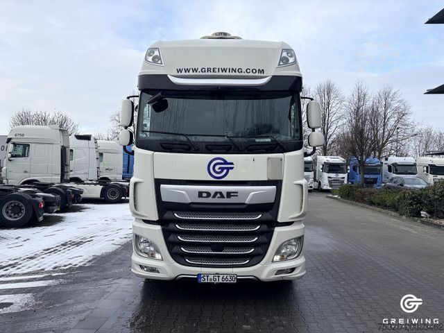 Standard tractor unit DAF XF 480 FT SSC, Abbiegeassistent, Standklima, PTO