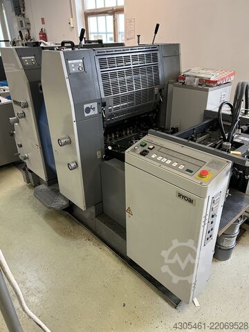 Offset printing press Ryobi 520HE with  Numbering and Perforating UN
