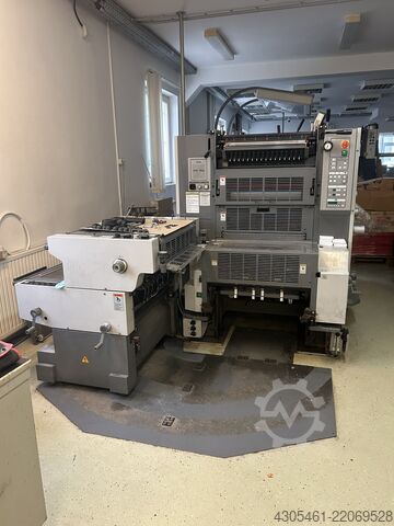 Offset printing press Ryobi 520HE with  Numbering and Perforating UN