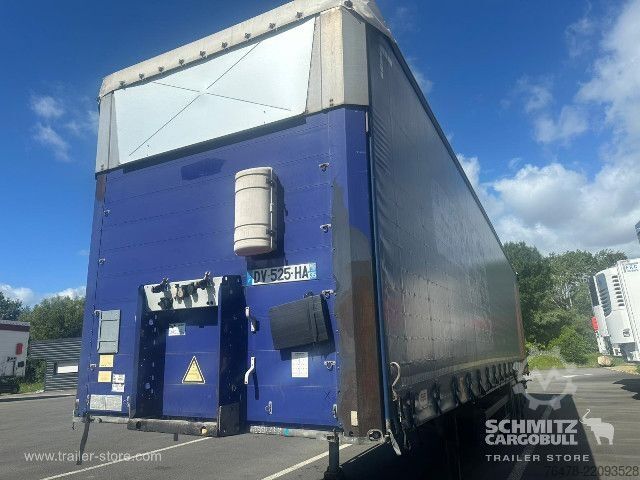 Open semitrailer with tarp Schmitz Cargobull Curtainsider Mega