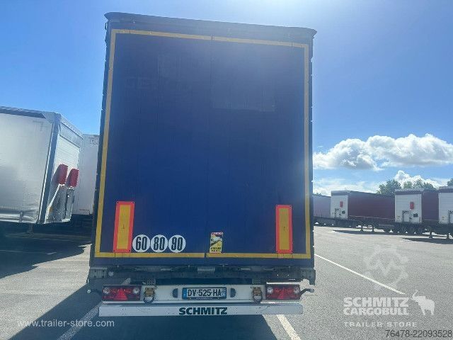 Open semitrailer with tarp Schmitz Cargobull Curtainsider Mega
