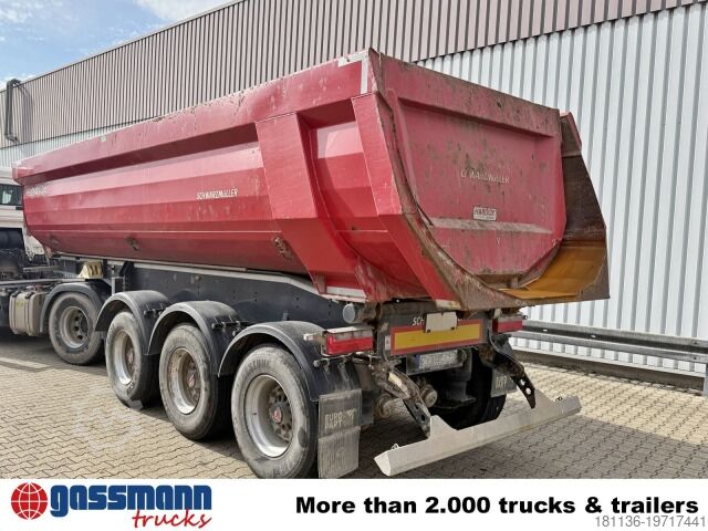 Tipper semitrailer Schwarzmüller K-Serie Kippauflieger, Hardoxmulde ca. 24/26m³,