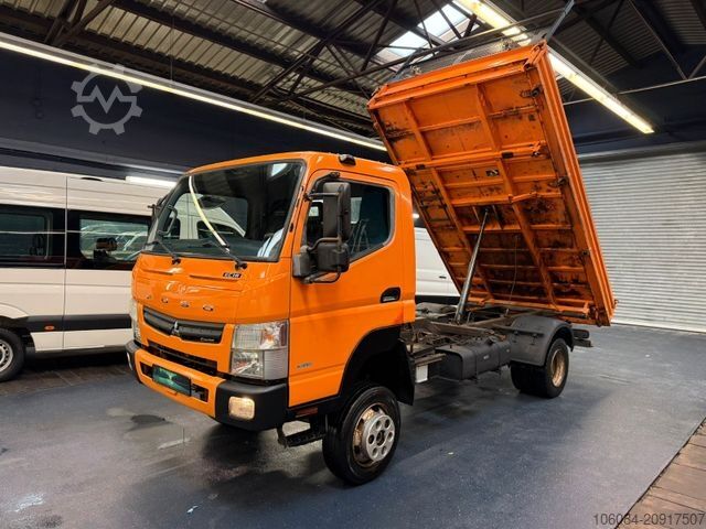 Three-way tipper van MITSUBISHI Canter 6C18 Allrad 4x4 Meiller 3 Seiten Kipper