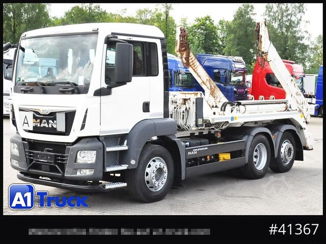 Skip truck MAN TGS 26.400 Meiller Lift/Lenk  Funk,