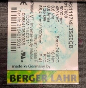 Suprasetter A52/75 Antriebsmotor, M10 Heidelberg M10