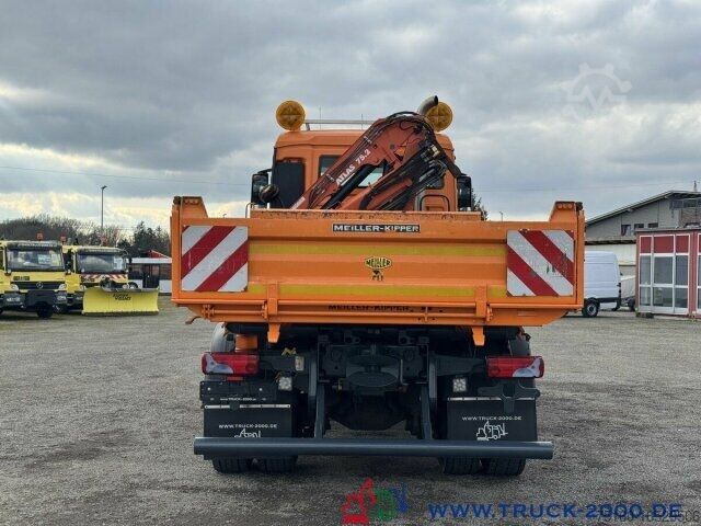 Three-sided tipper truck MAN 18.320 4x4 Atlas Kran 8,8m=770kg FB Winterdienst