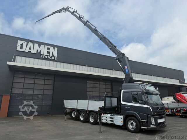 Crane truck Volvo FM 500 8x4 HMF 5020 K6 + JIB FJ 1000 K5