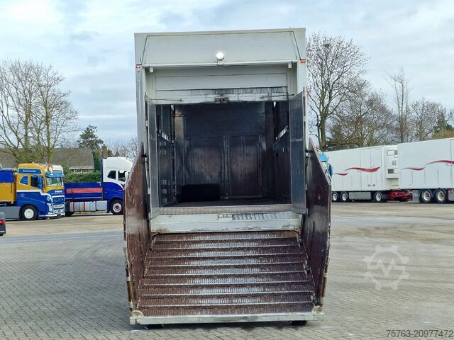 Viehtransport Samro 3 axle - 2 deck livestock - Lifting roof - Regn...