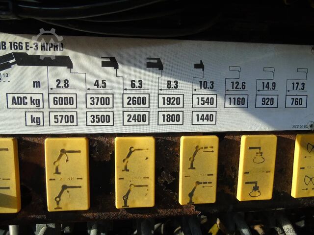 Kranwagen MAN TGA 41.440 8X4 + HIAB 166 E-3 HIPRO + REMOTE + ...